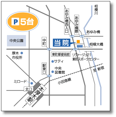 神奈川県厚木市東町３－１９